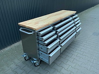 Field industries 7215 inox rvs premium gereedschapswagen/werkplaatskast - afbeelding 23 van  26