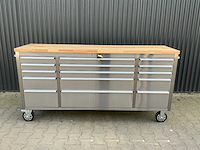 Field industries 7215 inox rvs premium gereedschapswagen/werkplaatskast - afbeelding 12 van  26
