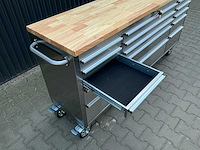 Field industries 7215 inox rvs premium gereedschapswagen/werkplaatskast - afbeelding 3 van  26
