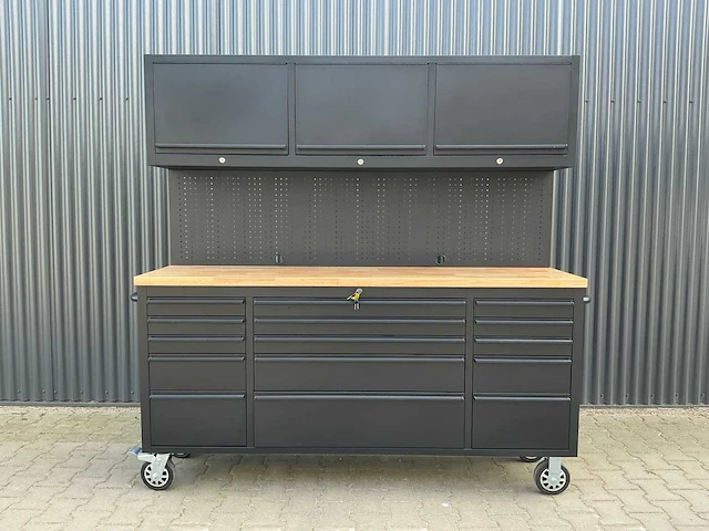Field industries 7218 black premium werkplaatskast - afbeelding 1 van  16