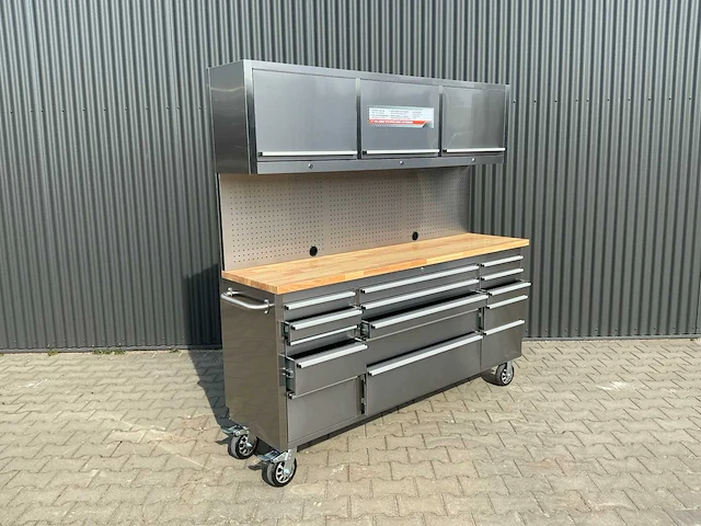 Field industries 7218 inox rvs premium werkplaatskast - afbeelding 1 van  25