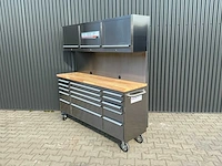 Field industries 7218 inox rvs premium werkplaatskast - afbeelding 2 van  25