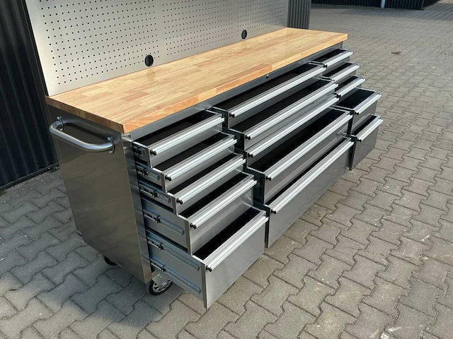 Field industries 7218 inox rvs premium werkplaatskast - afbeelding 8 van  25