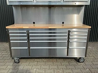 Field industries 7218 inox rvs premium werkplaatskast - afbeelding 4 van  25