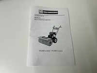 Field industries fs-600 e-start veegmachine - afbeelding 20 van  20