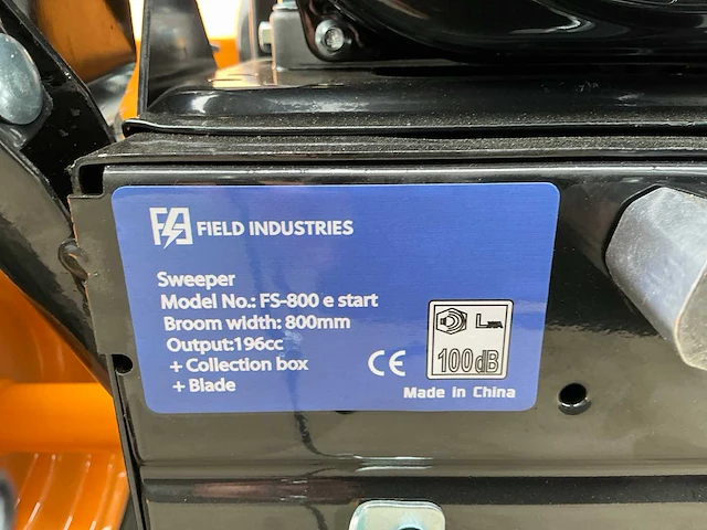 Field industries fs-800 e-start veegmachine - afbeelding 17 van  21