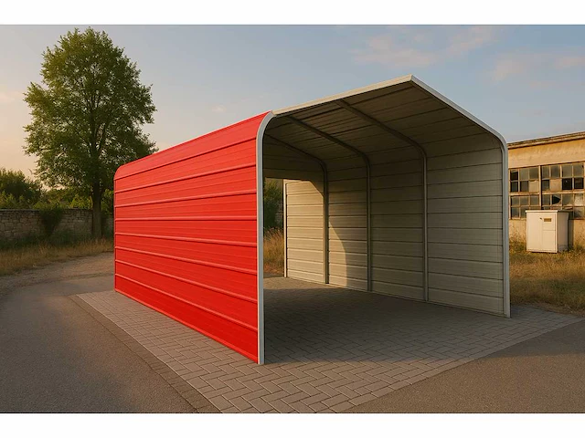 Field industries m1220tg metalen garage / overkapping 6,10x3,66 meter (22 m2) - afbeelding 2 van  5