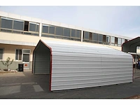 Field industries m202010tg metalen garage / overkapping 6,10x6,10 meter (37 m2) - afbeelding 4 van  6