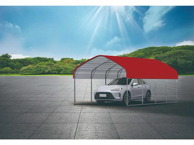Field industries metalen carport / overkapping 6,10x3,66 meter (22 m2) - afbeelding 3 van  7