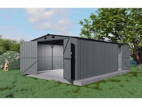 Field industries metalen garage 6,02x3,00 meter (18 m2) - afbeelding 1 van  4