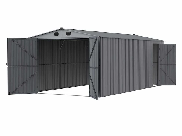 Field industries metalen garage 6,02x3,00 meter (18 m2) - afbeelding 3 van  4