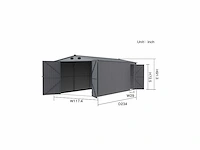 Field industries metalen garage 6,02x3,00 meter (18 m2) - afbeelding 4 van  4