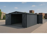 Field industries metalen garage 6,02x3,90 meter (23,5 m2) - afbeelding 1 van  4