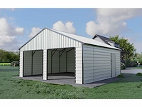 Field industries metalen garage 6,70x7,00 meter (46,9 m2) - afbeelding 1 van  4