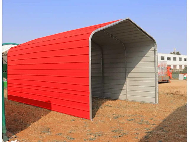 Field industries metalen garage / overkapping 6,10x3,66 meter (22 m2) - afbeelding 1 van  5