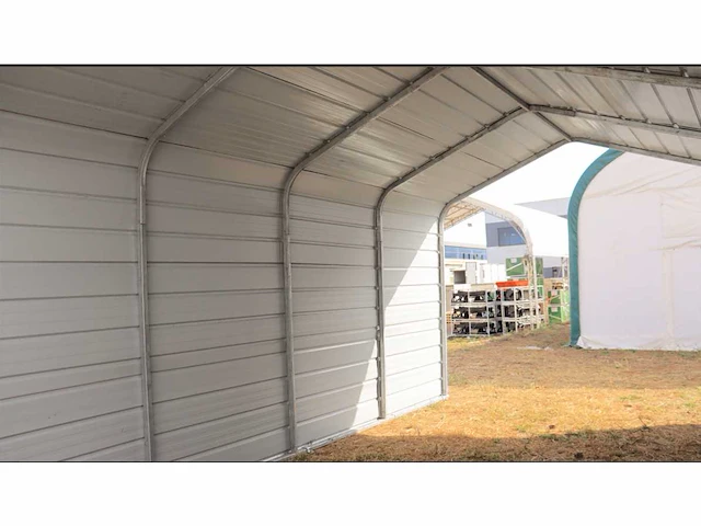 Field industries metalen garage / overkapping 6,10x3,66 meter (22 m2) - afbeelding 4 van  5
