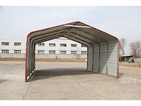Field industries metalen garage / overkapping 6,10x6,10 meter (37 m2) - afbeelding 3 van  5