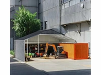 Field industries metalen garage / staalconstructie 93 m2: 11,65x7,99 meter - afbeelding 1 van  14