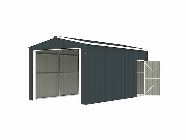 Field industries metalen loods / garage 5,85x3,30 meter (19 m2) - afbeelding 2 van  14