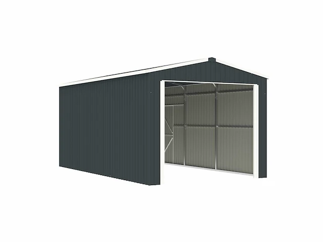 Field industries metalen loods / garage 5,85x3,30 meter (19 m2) - afbeelding 3 van  14