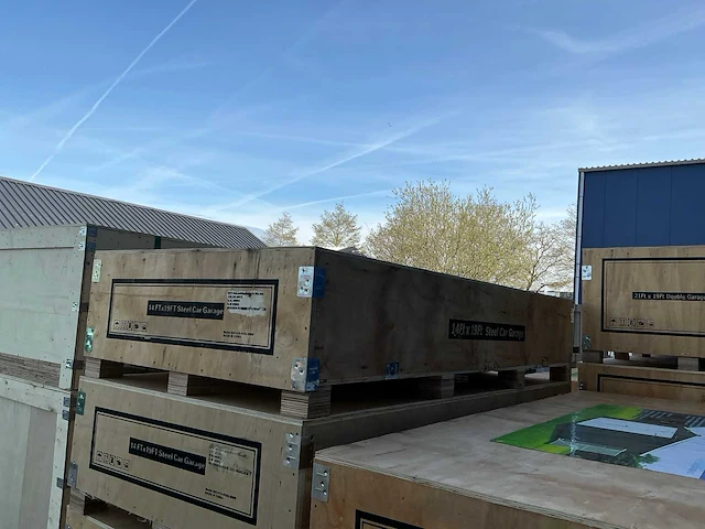 Field industries metalen loods / garage 5,90x4,40 meter (26 m2) - afbeelding 5 van  12