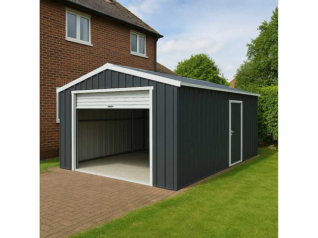 Field industries metalen loods / garage 5,90x4,40 meter (26 m2) - afbeelding 7 van  13