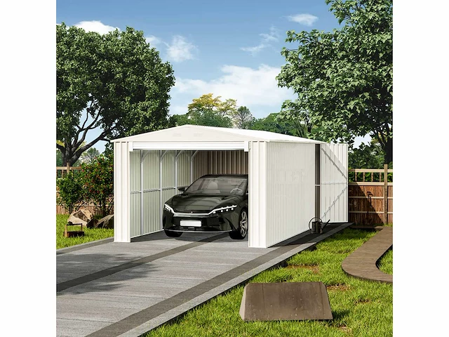 Field industries metalen opslagloods / opslaghal 5,90x3,55 meter (21 m2) - afbeelding 1 van  11
