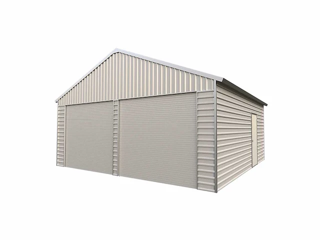 Field industries metalen opslagloods / opslaghal 6,55x5,85 meter (38 m2) - afbeelding 3 van  14