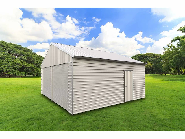 Field industries metalen opslagloods / opslaghal 6,55x5,85 meter (38 m2) - afbeelding 7 van  14