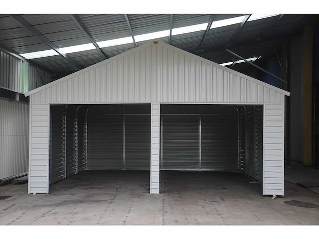 Field industries metalen opslagloods / opslaghal 6,55x5,85 meter (38 m2) - afbeelding 8 van  14