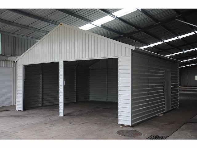 Field industries metalen opslagloods / opslaghal 6,55x5,85 meter (38 m2) - afbeelding 11 van  14