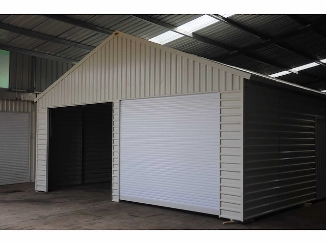 Field industries metalen opslagloods / opslaghal 6,55x5,85 meter (38 m2) - afbeelding 12 van  14