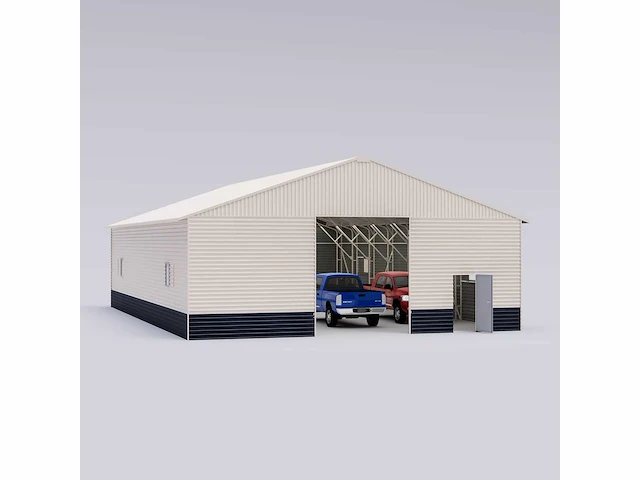 Field industries metalen opslagloods / romneyloods 15x13 meter (195 m2) - afbeelding 4 van  19