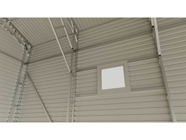 Field industries metalen opslagloods / romneyloods 15x13 meter (195 m2) - afbeelding 3 van  16