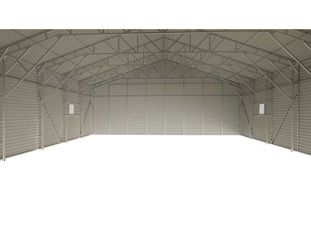 Field industries metalen opslagloods / romneyloods 15x13 meter (195 m2) - afbeelding 8 van  16