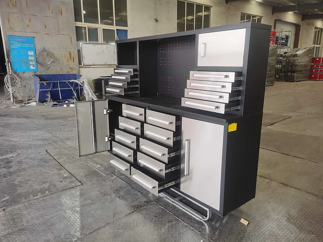 Field industries rvs stainless werkplaatskast - afbeelding 2 van  5