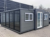 Field mobiele woonunit / tiny home / chalet met 2 slaapkamers + keuken - afbeelding 1 van  49