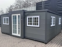 Field mobiele woonunit / tiny home / chalet met 2 slaapkamers + keuken - afbeelding 12 van  49