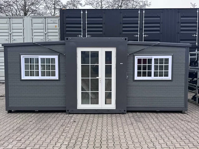 Field mobiele woonunit / tiny home / chalet met 2 slaapkamers + keuken - afbeelding 46 van  49