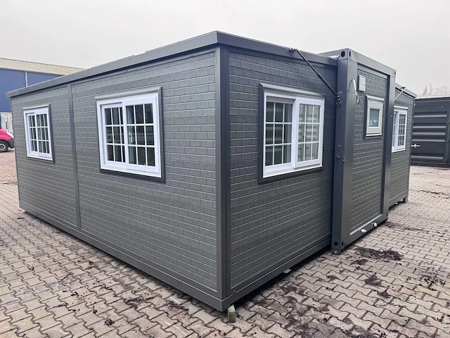 Field mobiele woonunit / tiny home / chalet met 2 slaapkamers + keuken - afbeelding 47 van  49