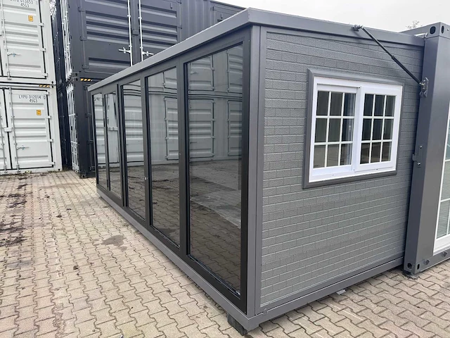 Field mobiele woonunit / tiny home / chalet met 2 slaapkamers + keuken - afbeelding 48 van  49