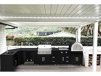 Field outdoor black collection 7-delige buitenkeuken