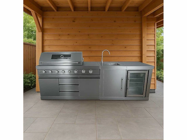 Field outdoor stainless collection 3-delige buitenkeuken - afbeelding 1 van  20