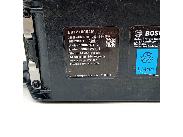 Fiets accu, bosch, powerpack 545 - afbeelding 5 van  7