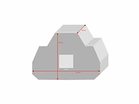 Fietsdragerhoes van ds covers waterdicht uv beschermin incl. opbergzak - geschikt voor 2 fietsen - beschermt de fiets(en) achterop de caravan en camper - afbeelding 2 van  4