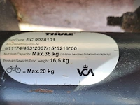 Fietsendrager, kantelbaar voor 2 fietsen thule thule, ec 9078101, zwart - afbeelding 2 van  6