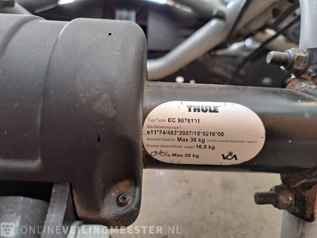 Fietsendrager thule - afbeelding 3 van  6