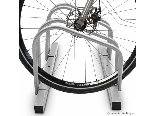 Fietsenrek geschikt voor 4 fietsen 121 x 33 x 28 cm - afbeelding 4 van  6