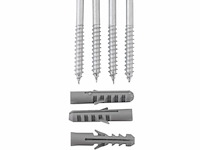 Fietsenrek geschikt voor 4 fietsen 121 x 33 x 28 cm - afbeelding 5 van  6