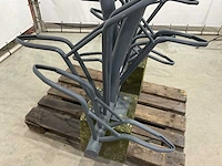 Fietsenrek met steun voor kettingslot montage - afbeelding 5 van  5